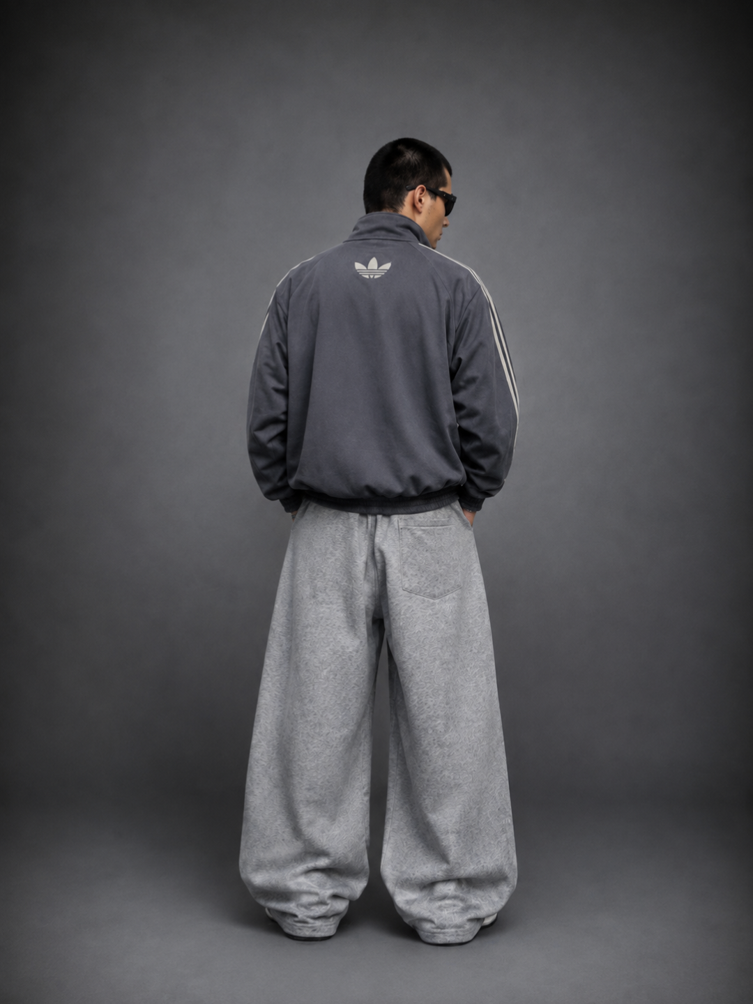 Premium Adidas Gray CNY Jacket