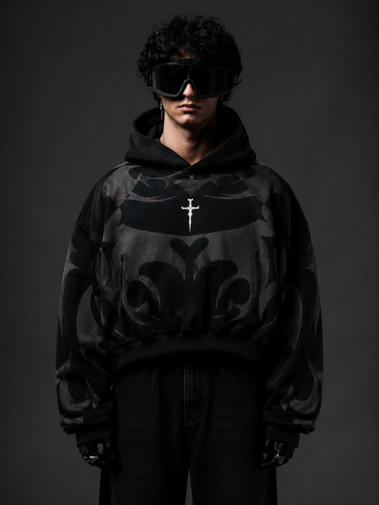 Premium Black Depth Hoodie