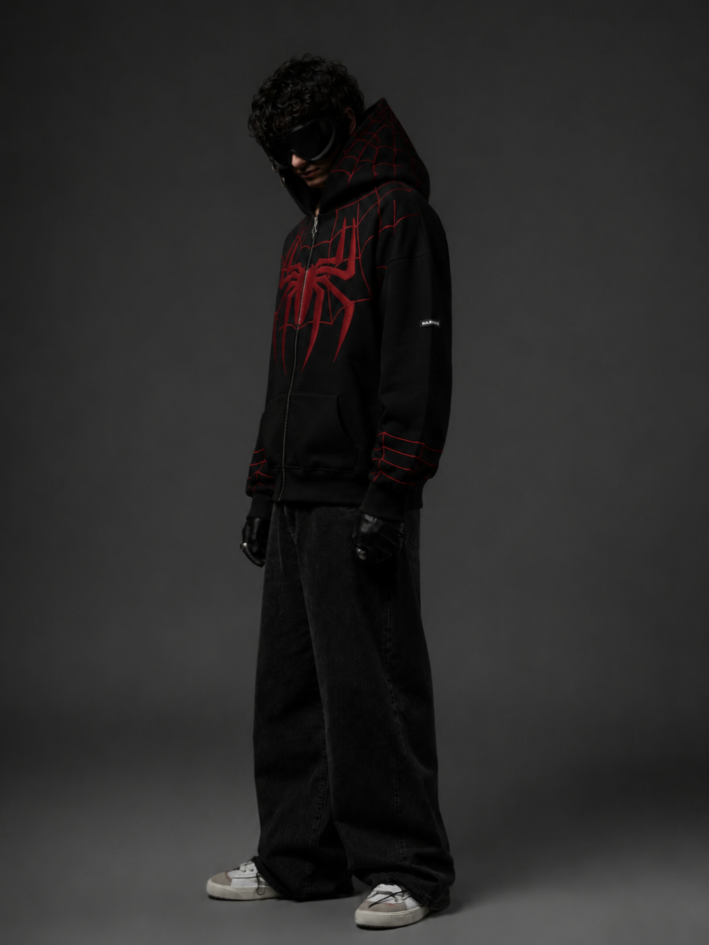 Premium Black Spiderman Hoddie