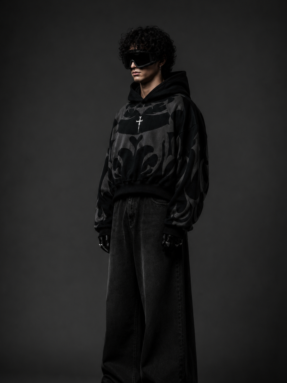 Premium Black Depth Hoodie
