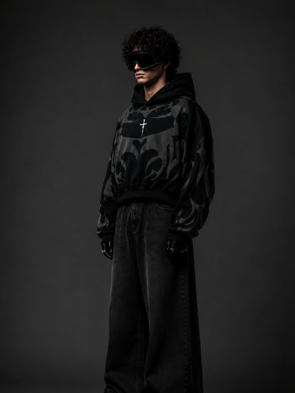 Premium Black Depth Hoodie