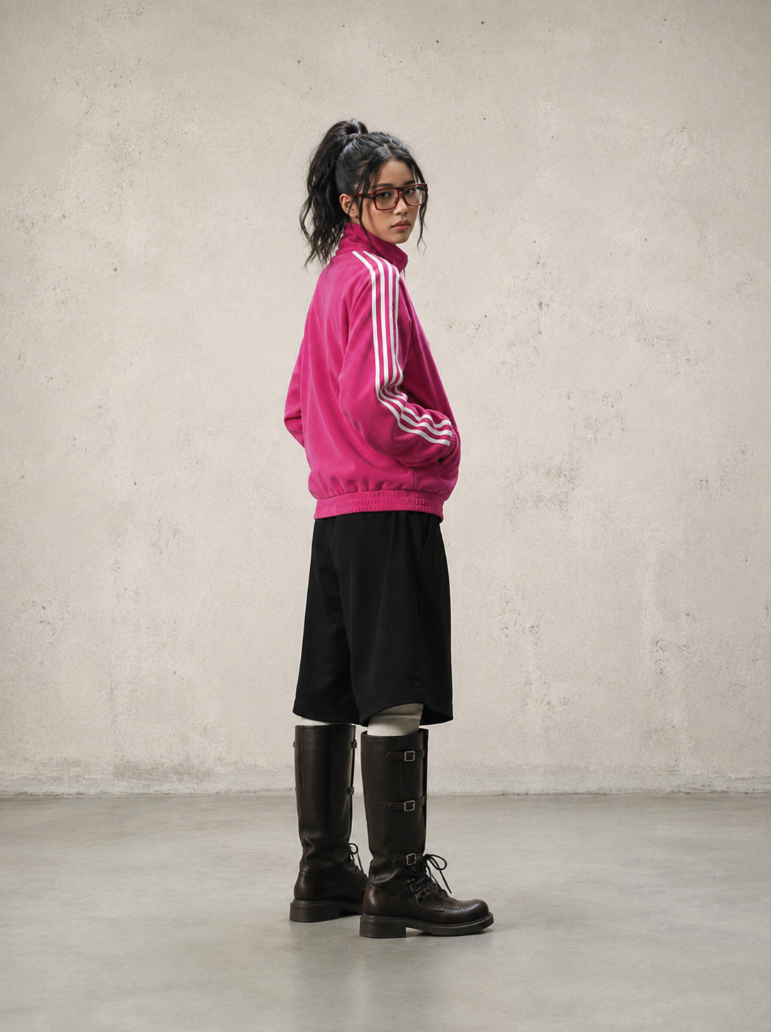 Pink Striped CNY Jacket – Premium Unisex Streetwear