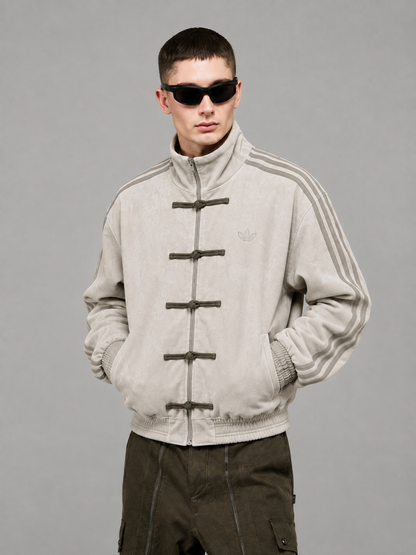 White CNY Jacket ,Premium Unisex Jacket.
