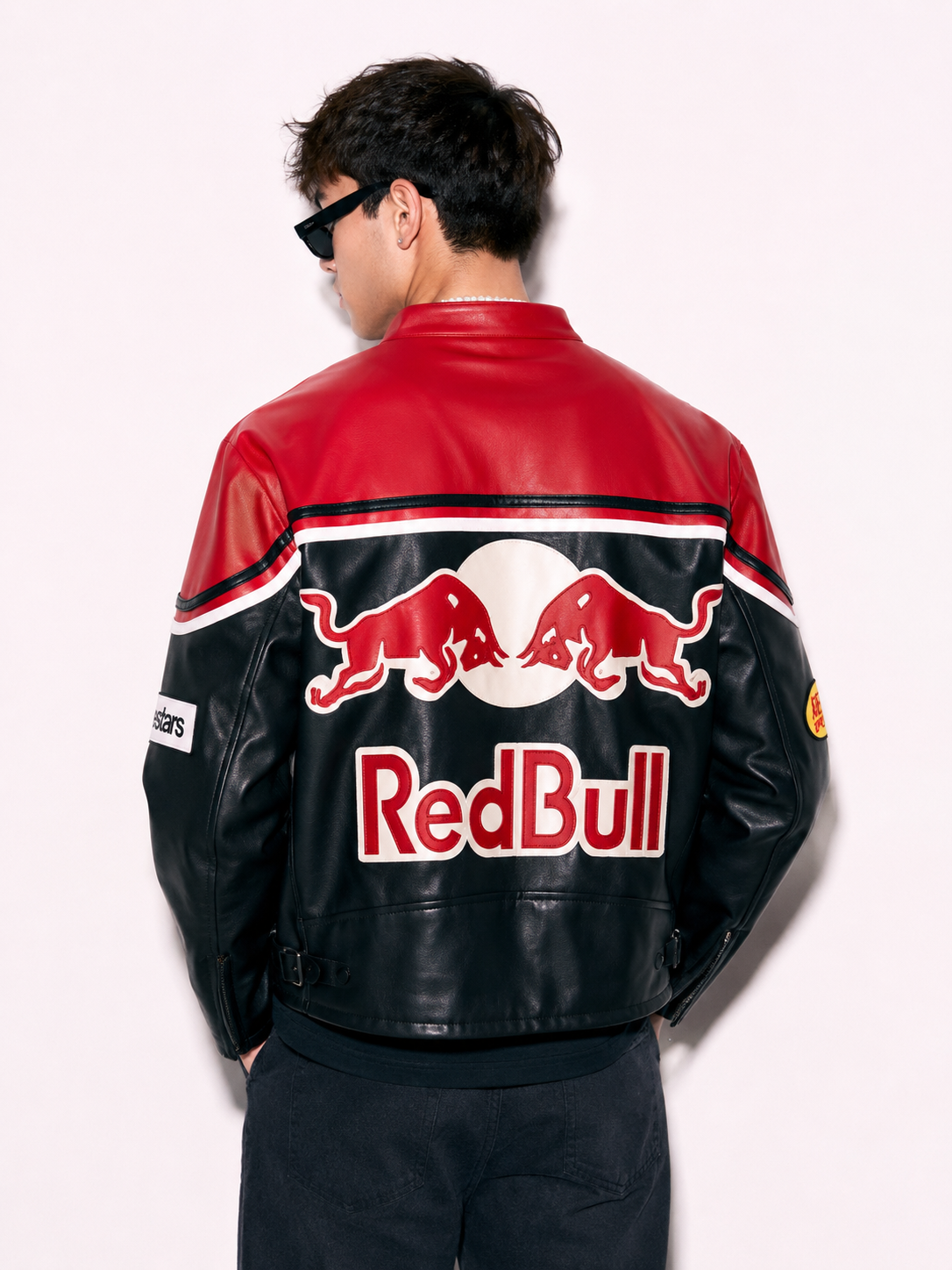 Red Bull Leather Jacket – Premium F1 Racing Style
