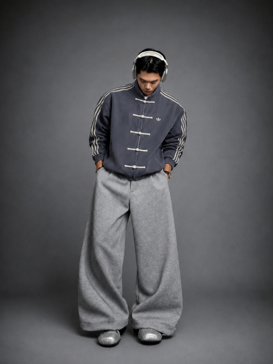 Premium Adidas Gray CNY Jacket