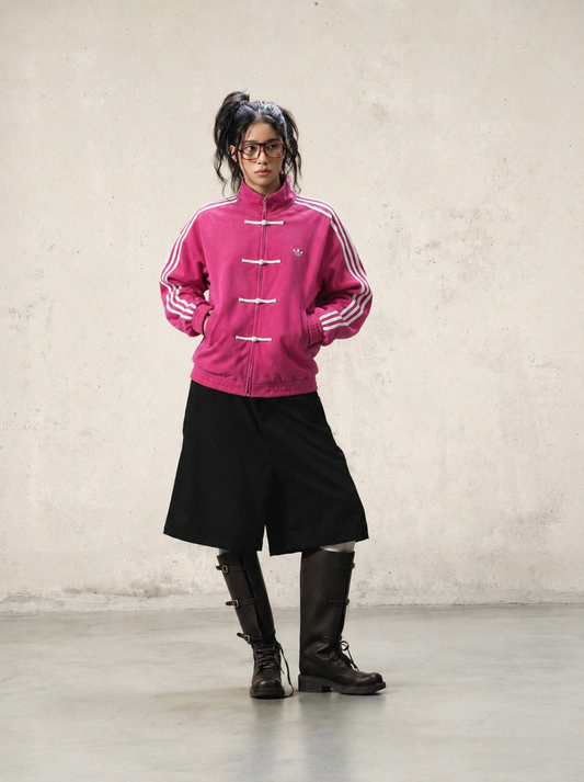 Pink Striped CNY Jacket – Premium Unisex Streetwear
